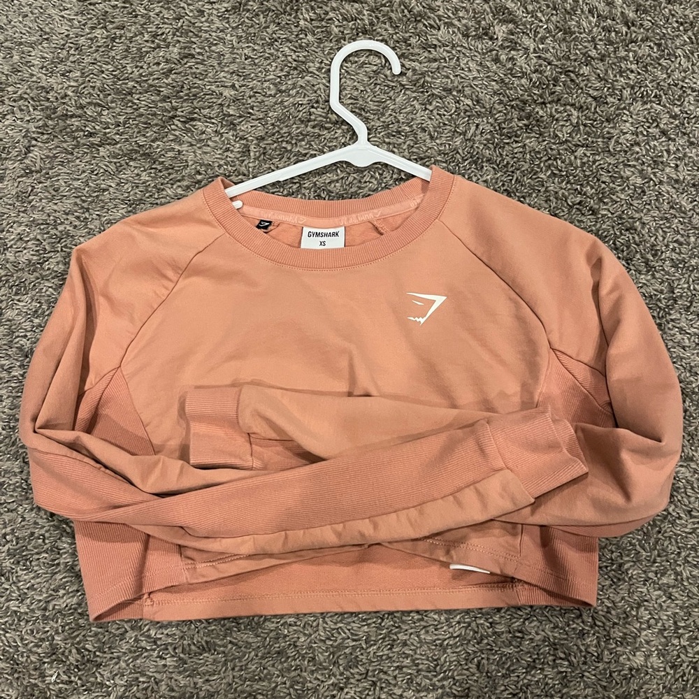 Gymshark Pink Cropped Long Sleeve